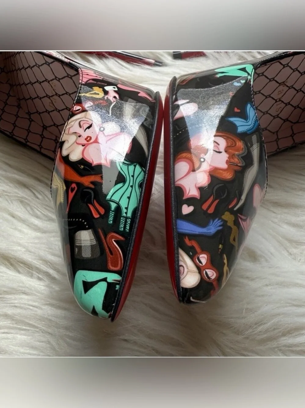 NWT•Christian Louboutin X Dr Bored Limited Edition Hot Chick 100 Pumps Size: 37